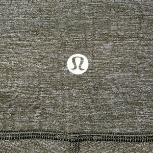 Lululemon Leggings, size 6, soft green/grey color.